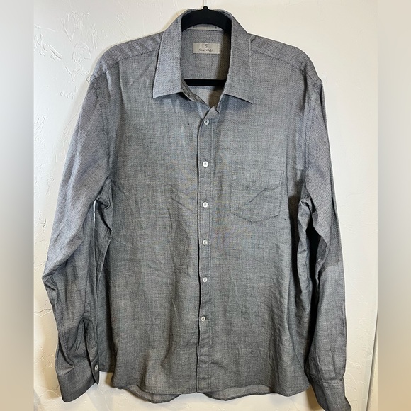 Cavalli Gray button down shirt main image 0
